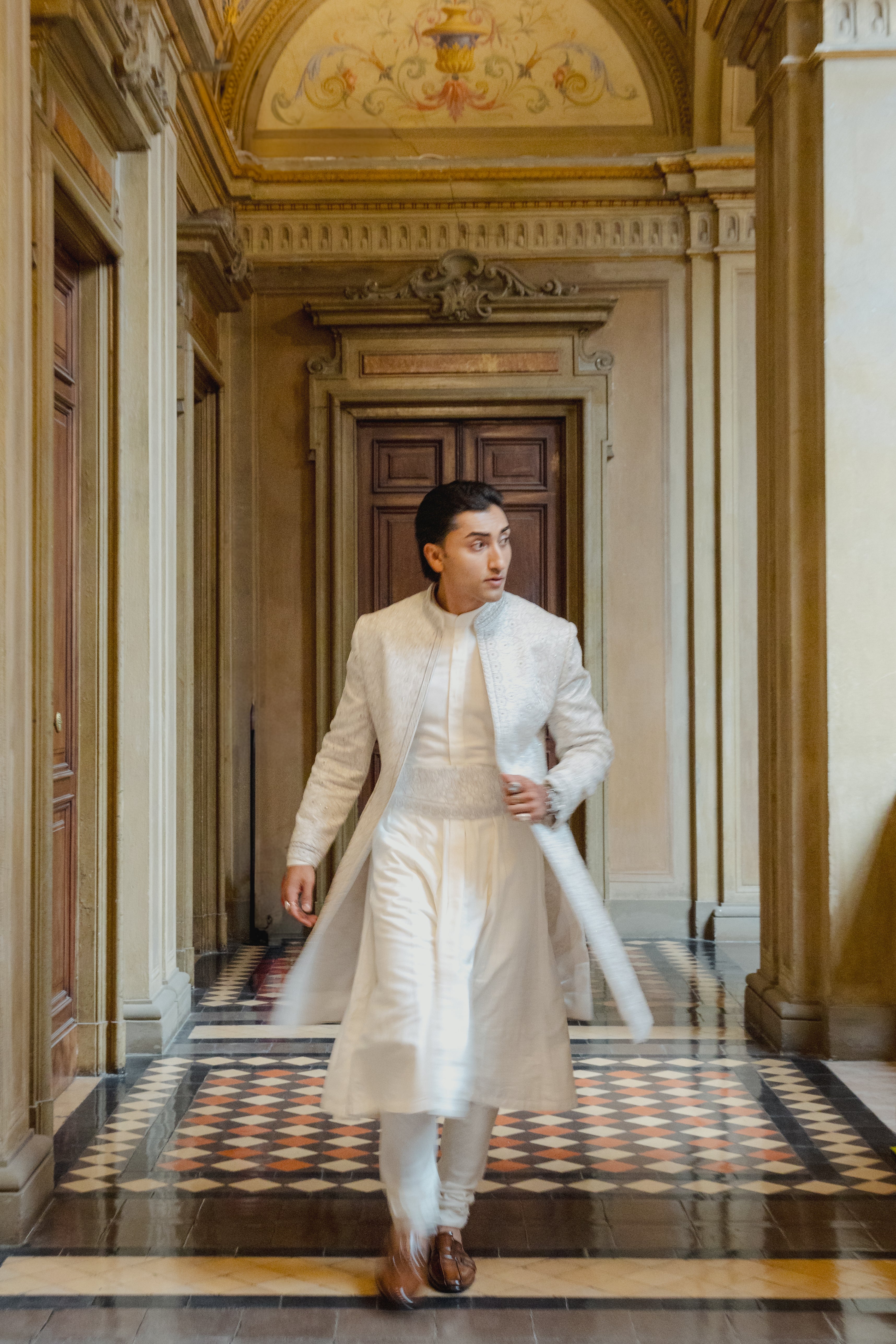 Nikhil's Wedding Ceremony Sherwani Set
