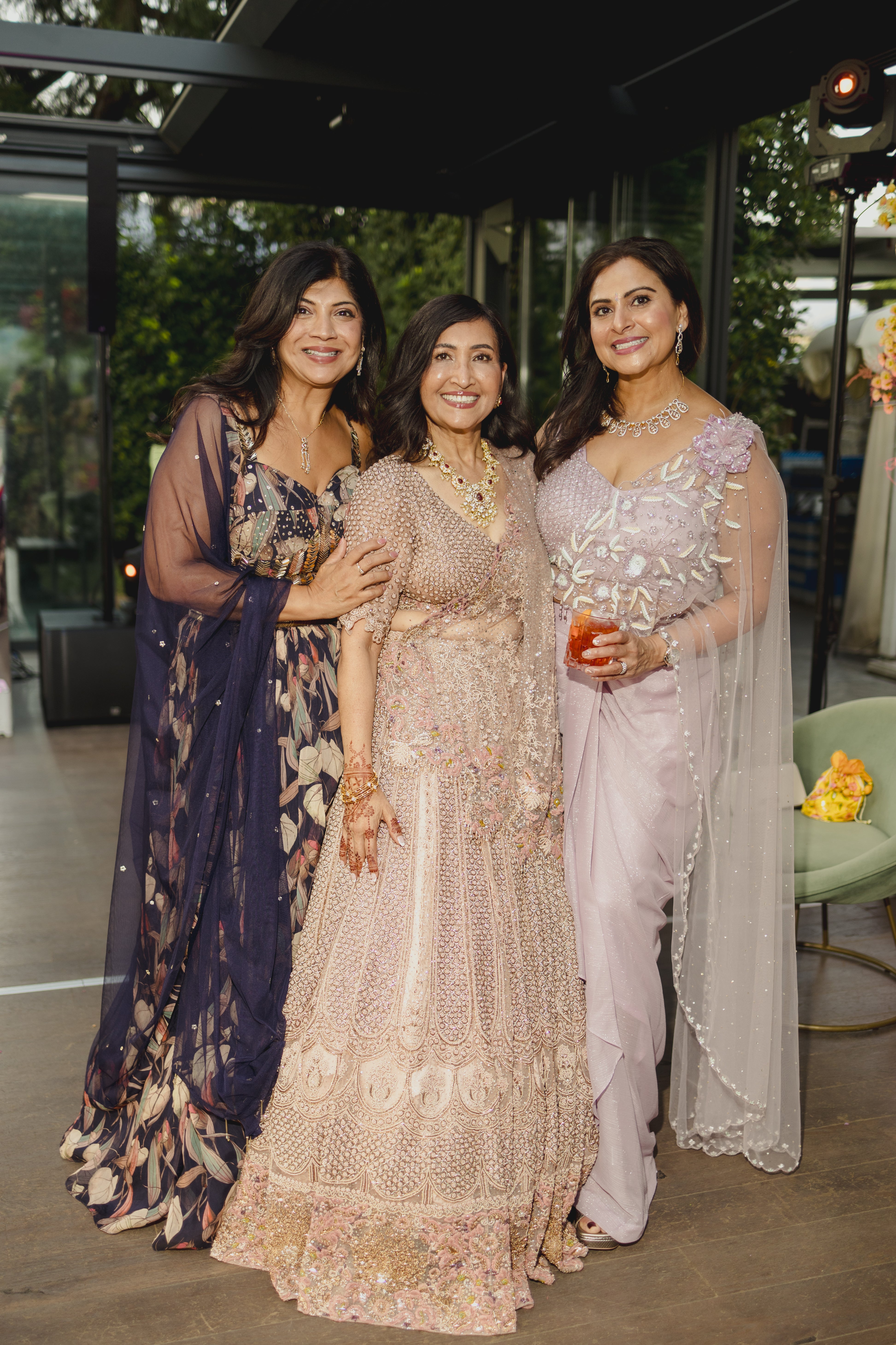 Mother-of-the-Bride Sangeet Lehenga Set