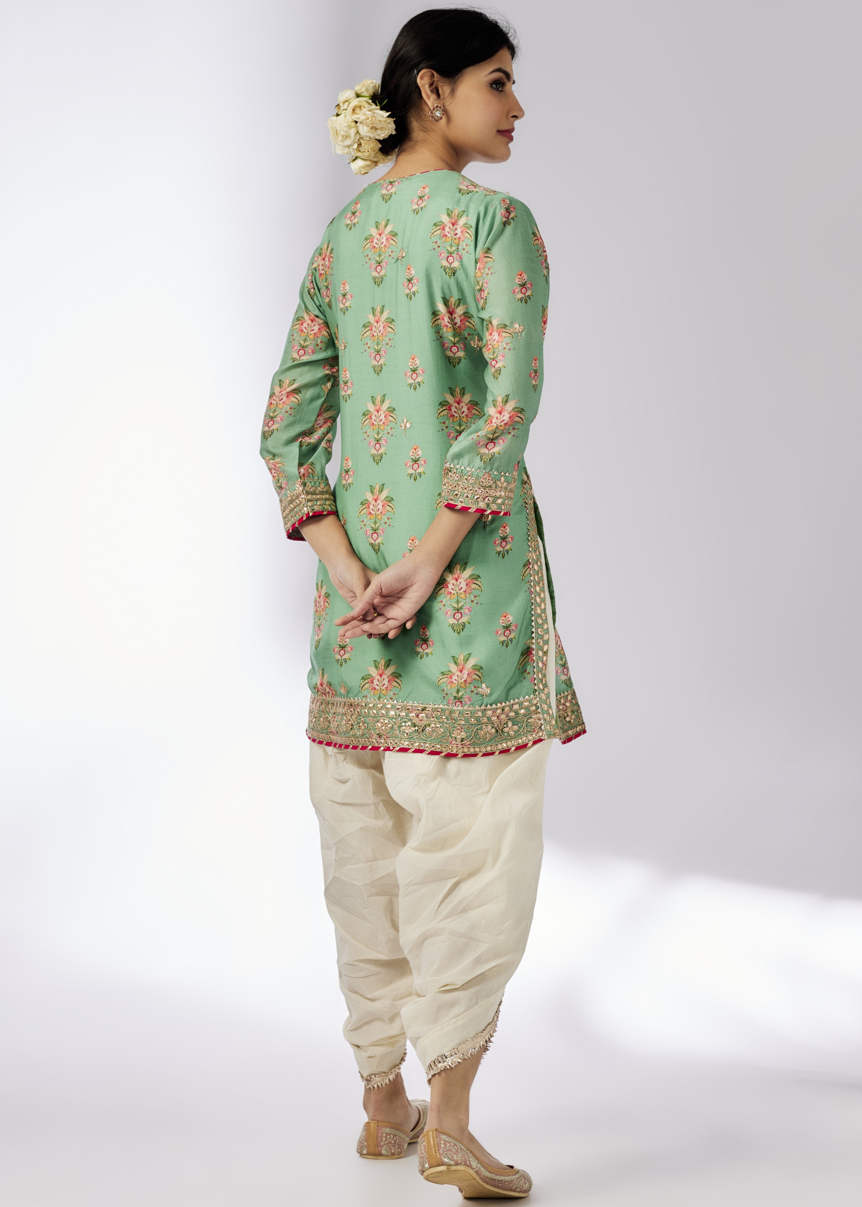 Mint Moulika Dhoti Set