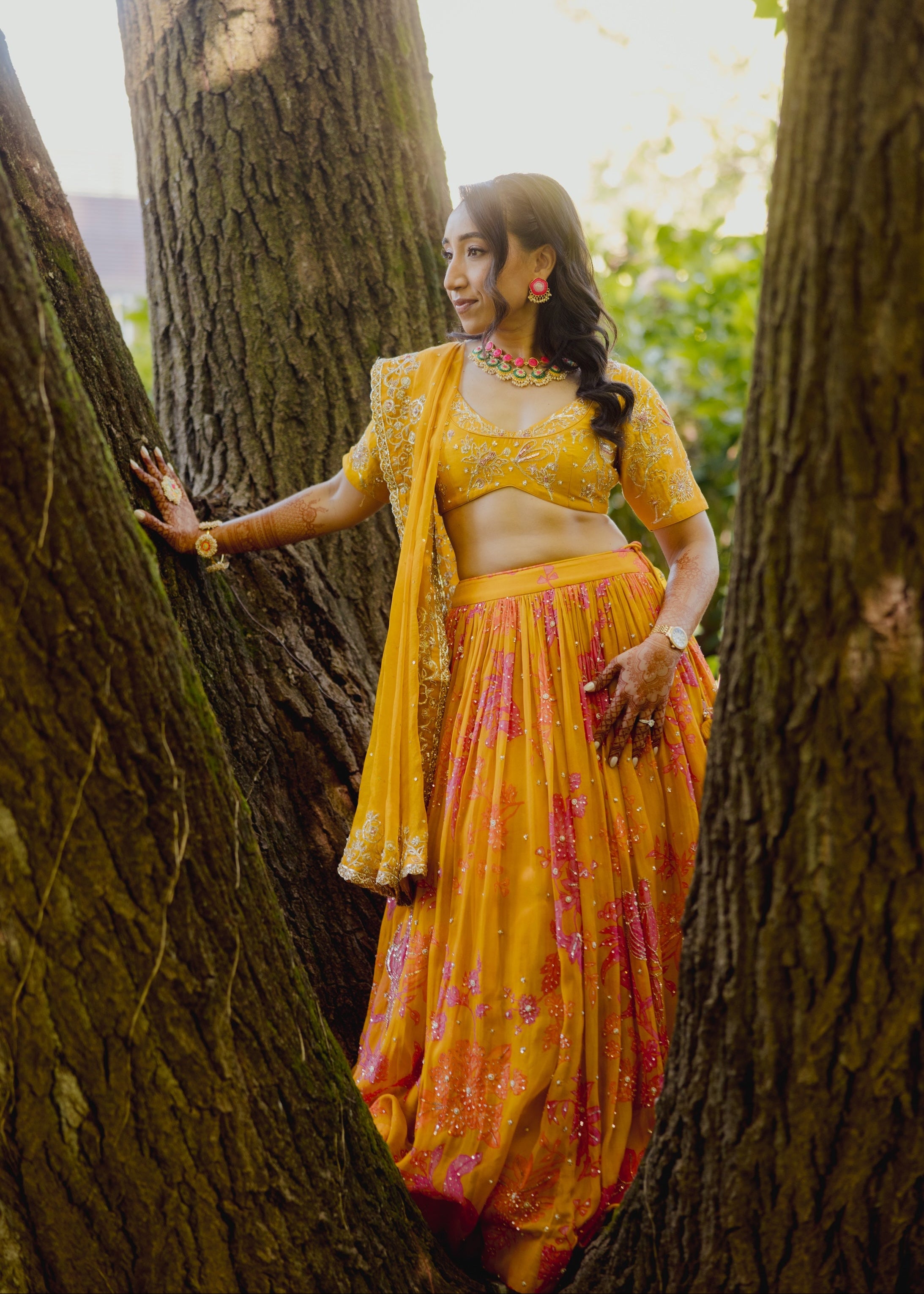Nisha's Haldi Lehenga Set