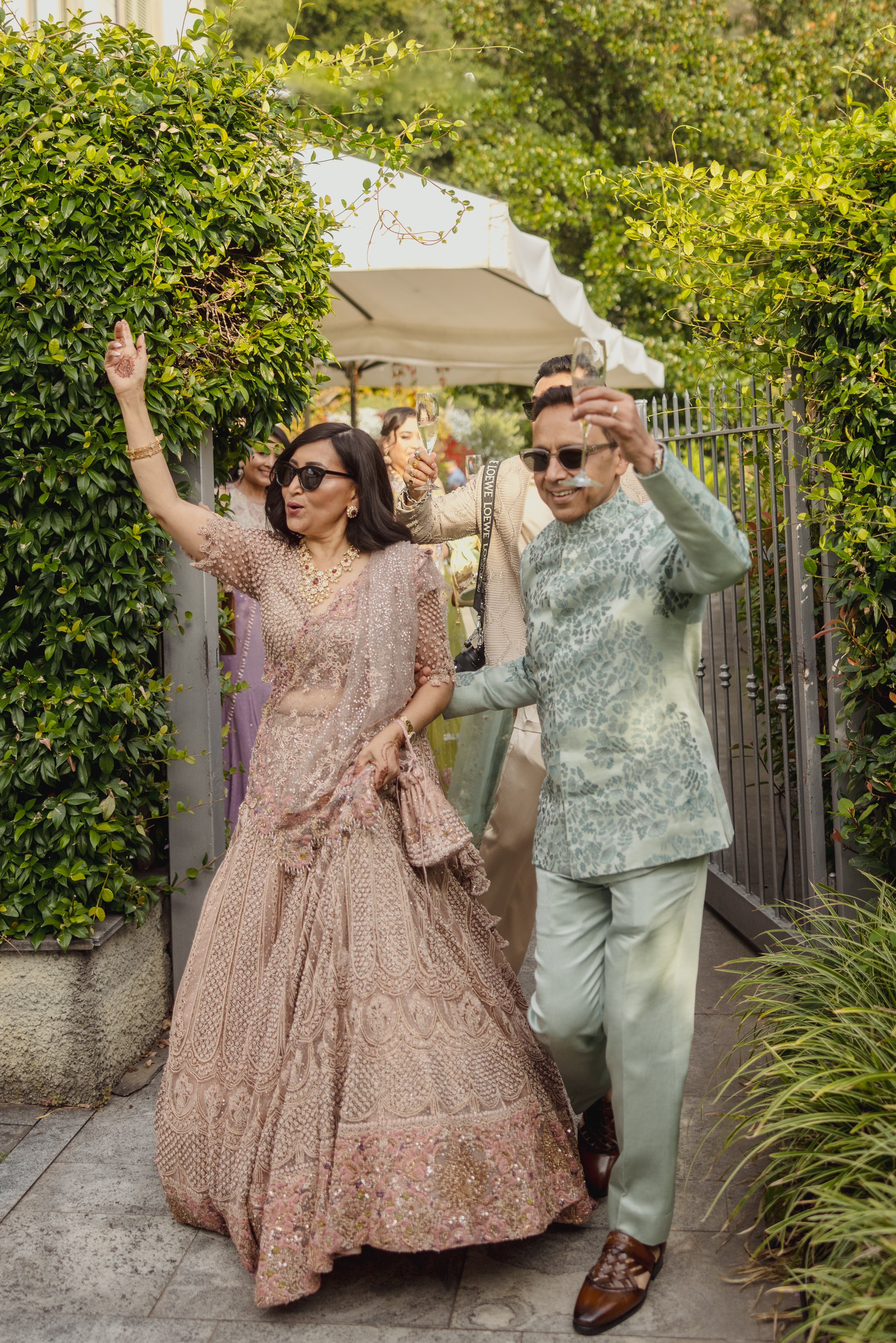 Mother-of-the-Bride Sangeet Lehenga Set