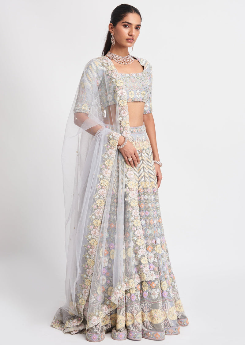 Layla Blue Bell Lehenga Set