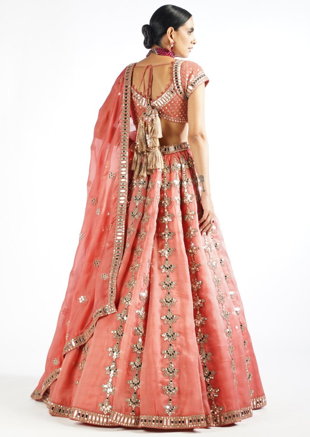 Mellow Rose Chandelier Drop Lehenga Set