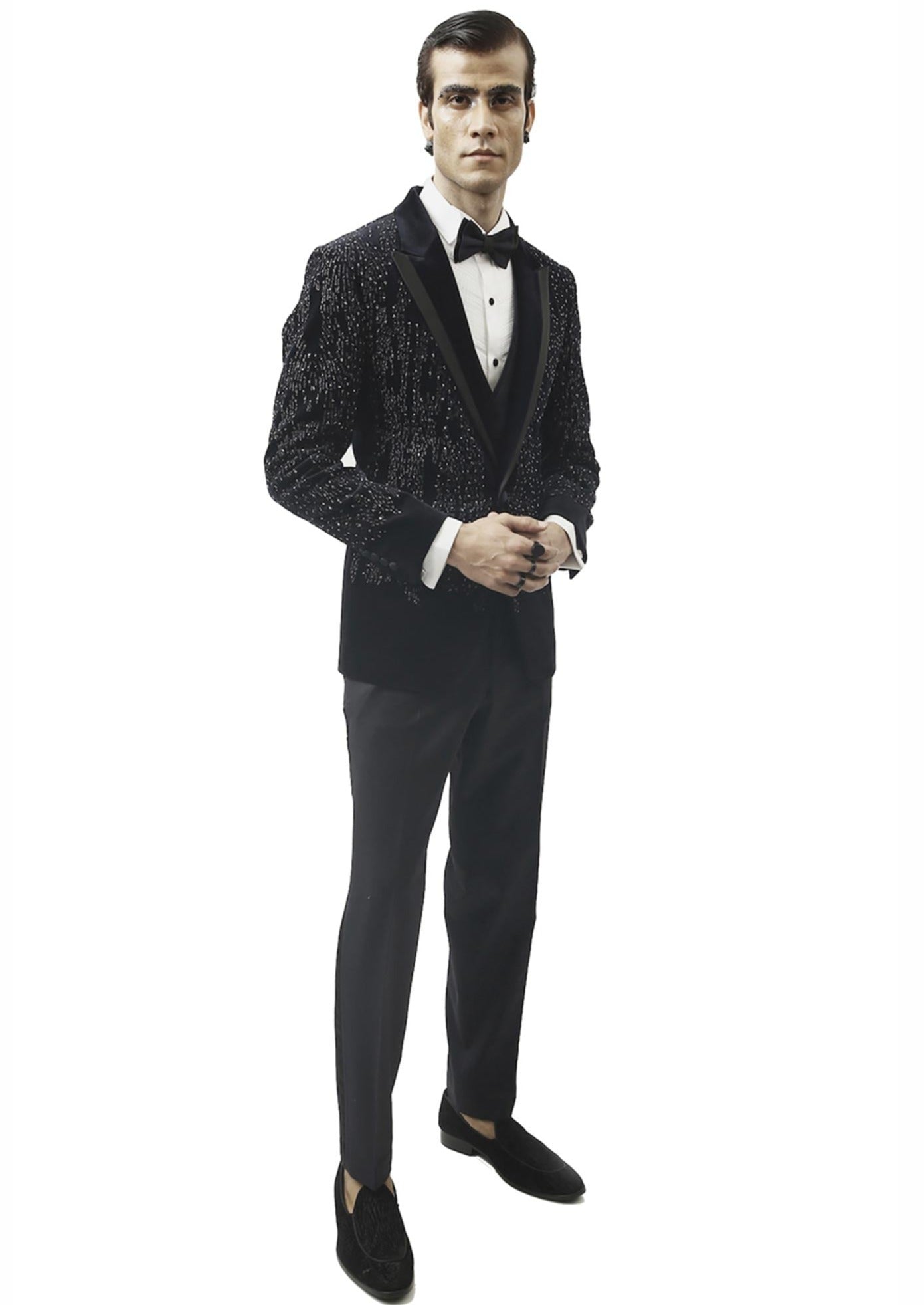 Astral Embellished Tuxedo Set