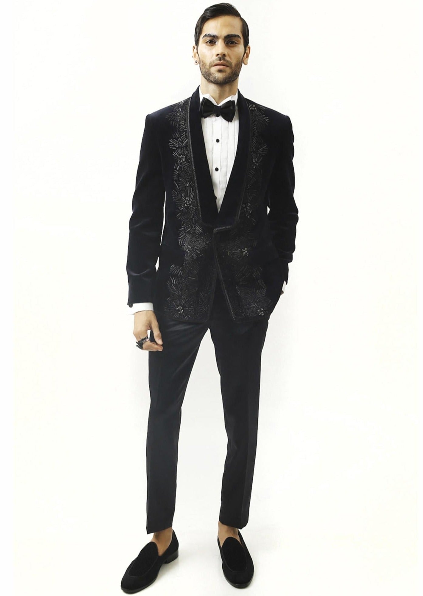 Astrum Hand Embroidered Tuxedo Set