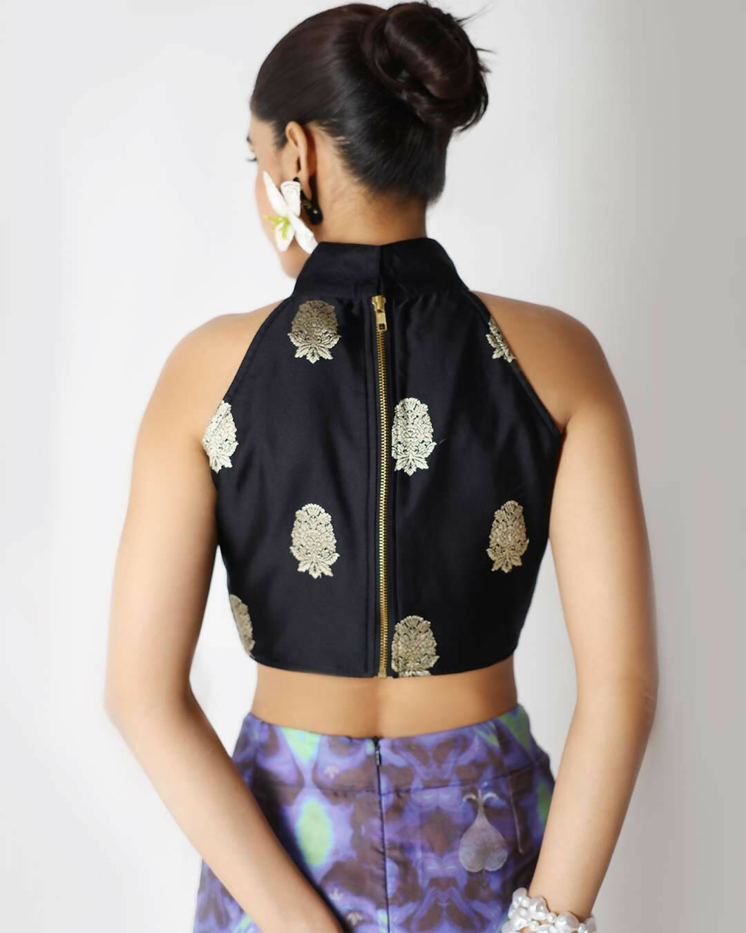 Casa Galaxy Silk Skirt Set