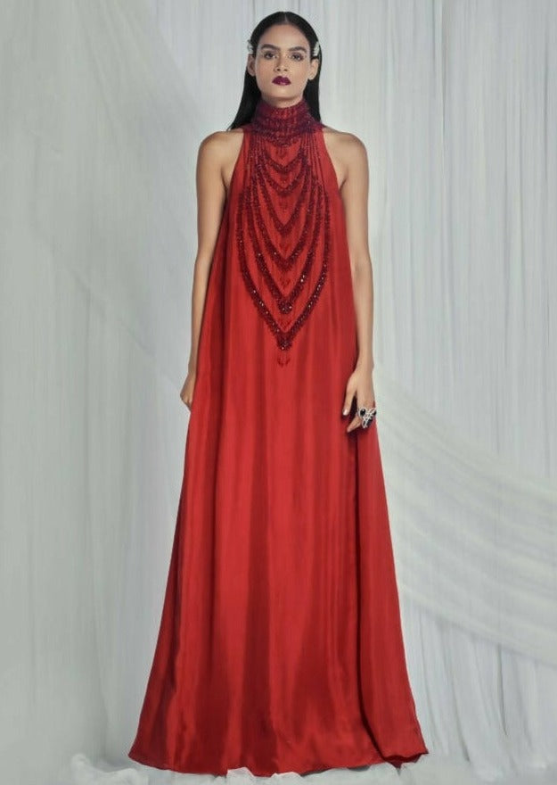 Red Mala Gown