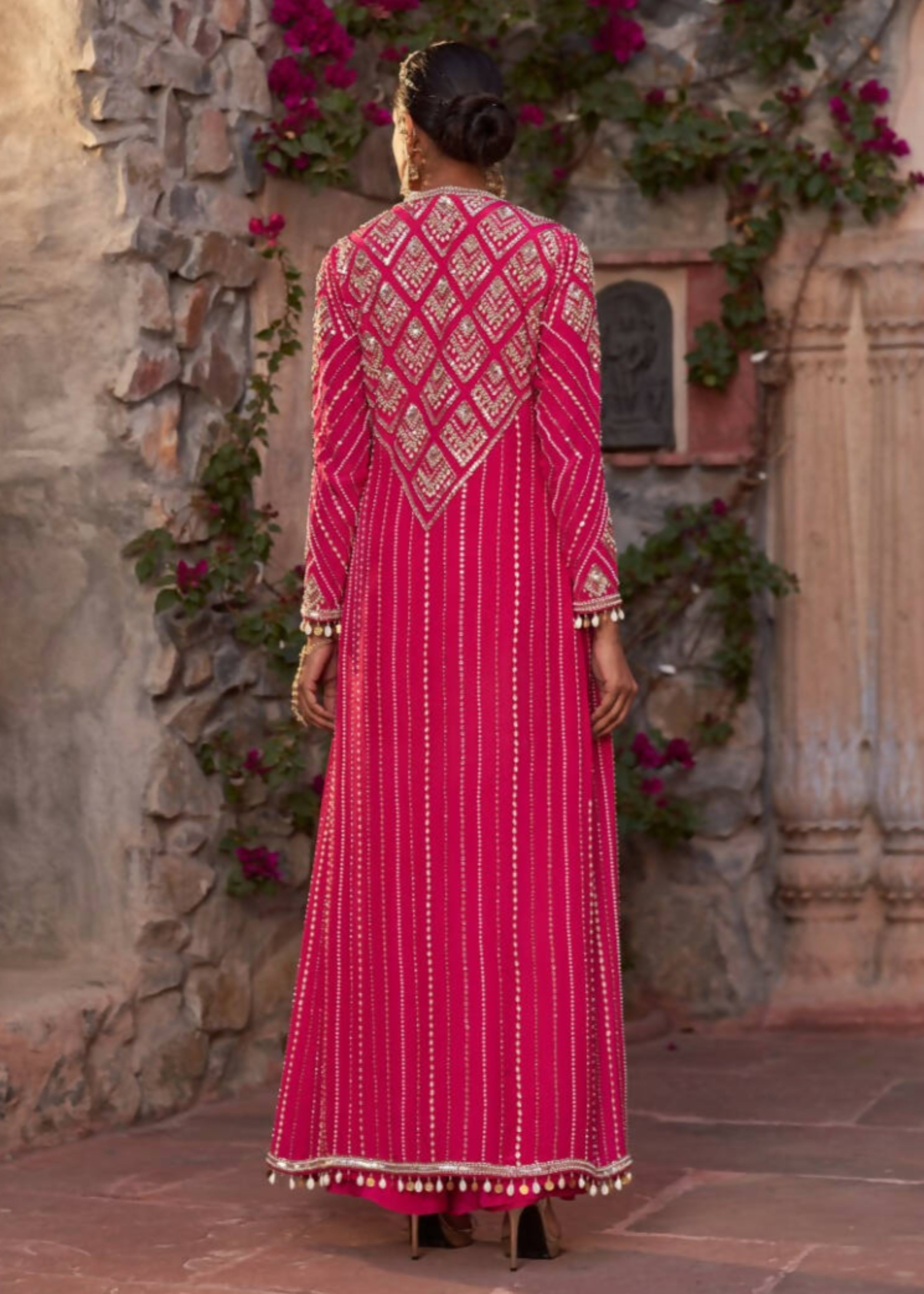 Gulabo Utsaav Sharara Cape Set