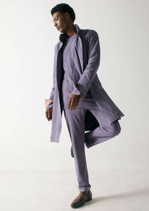 English Purple Overcoat