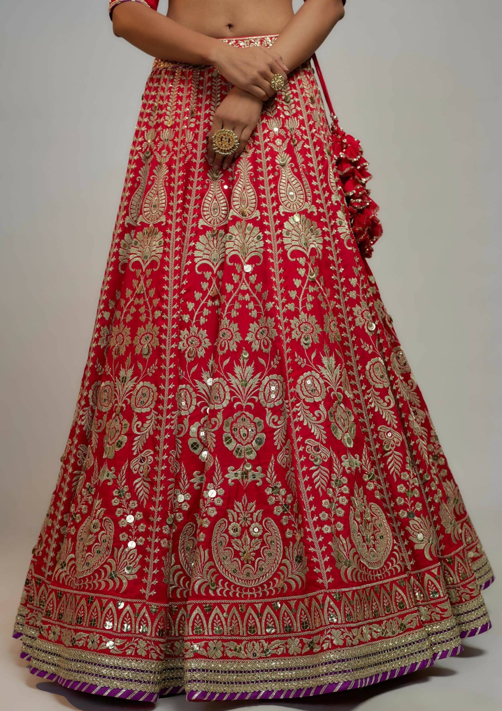 Jasmin Red Lehenga Set