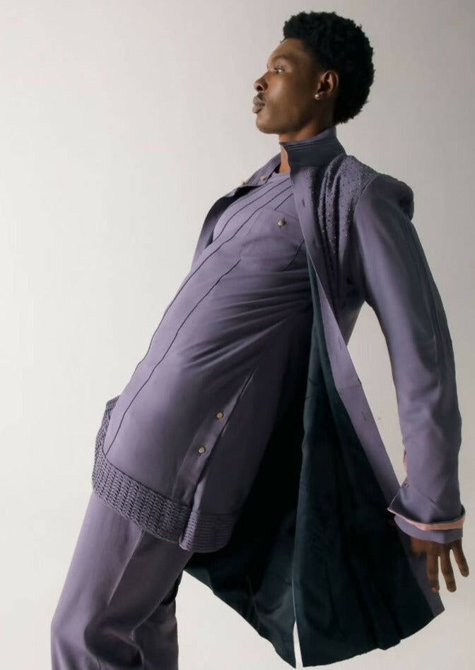 English Purple Overcoat