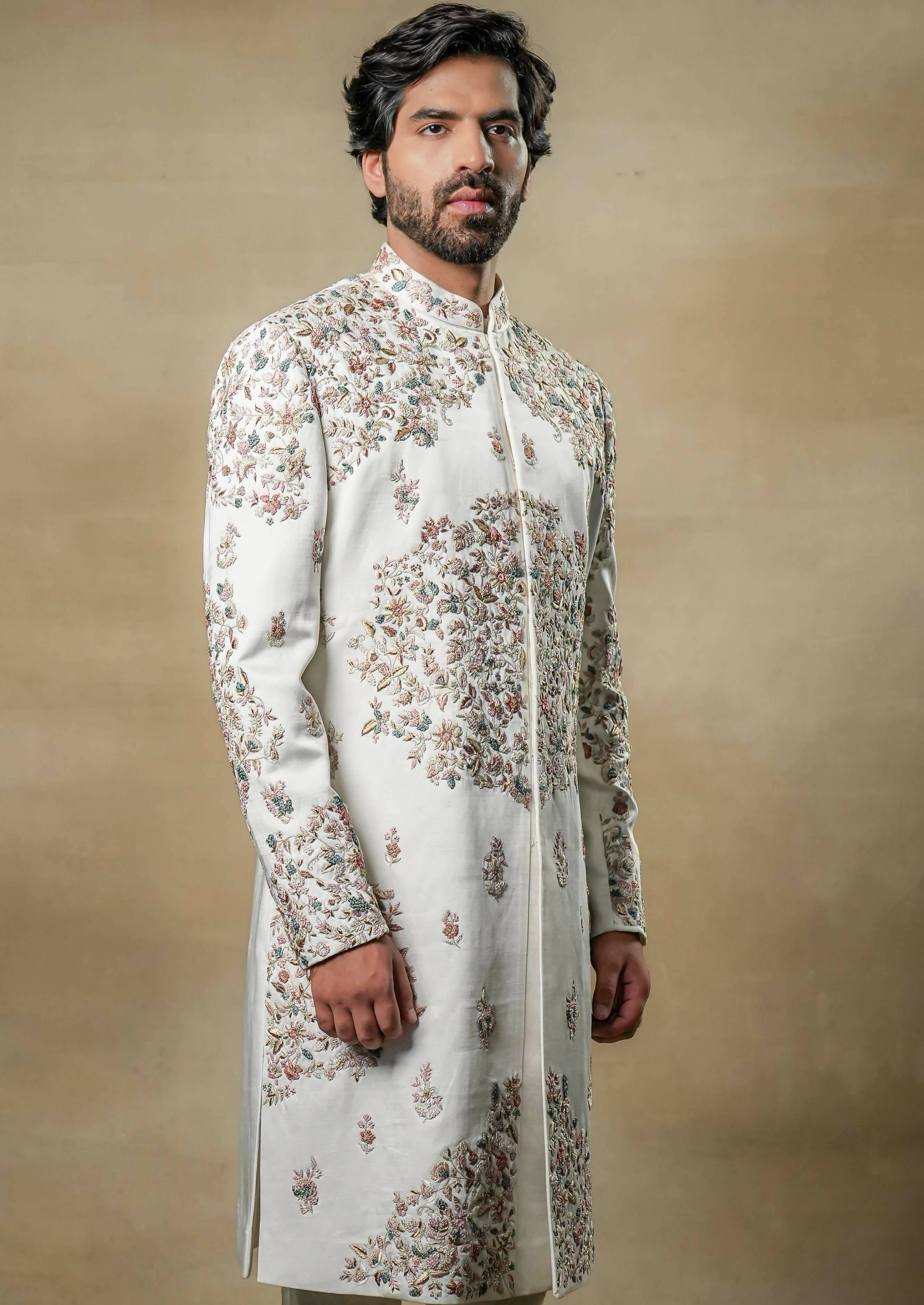 Opaline Sherwani