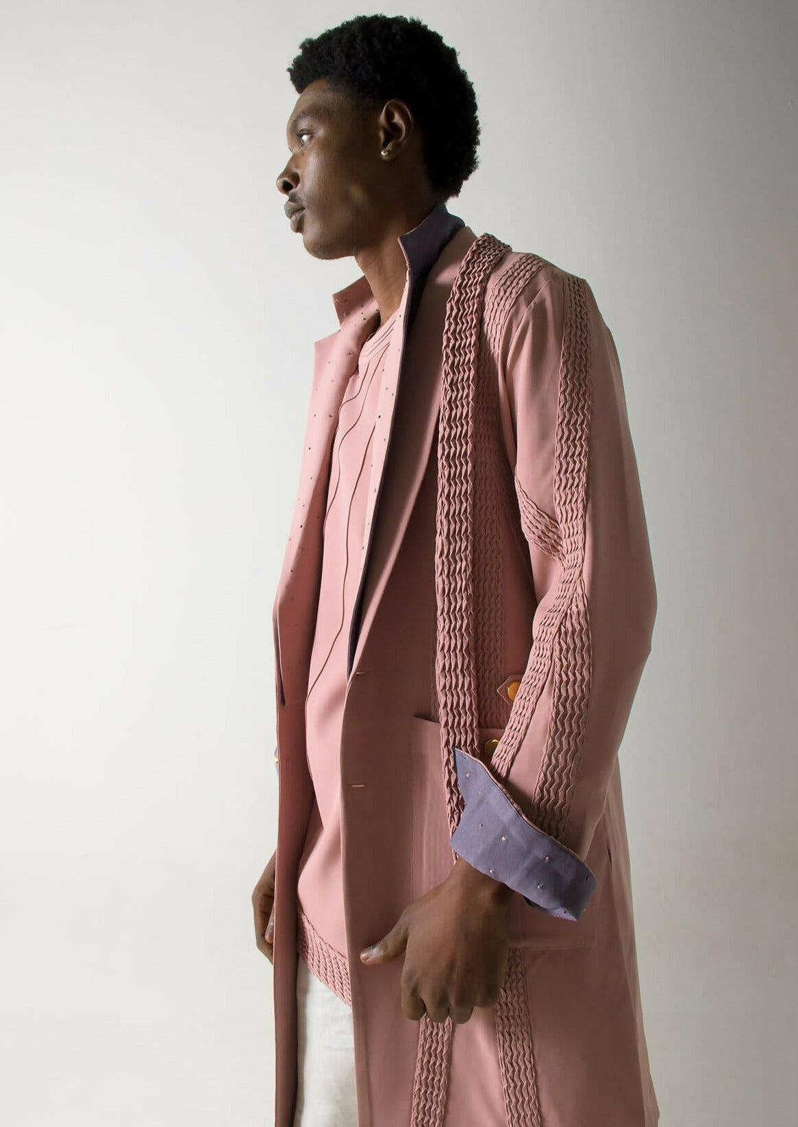 Pink Overcoat Set