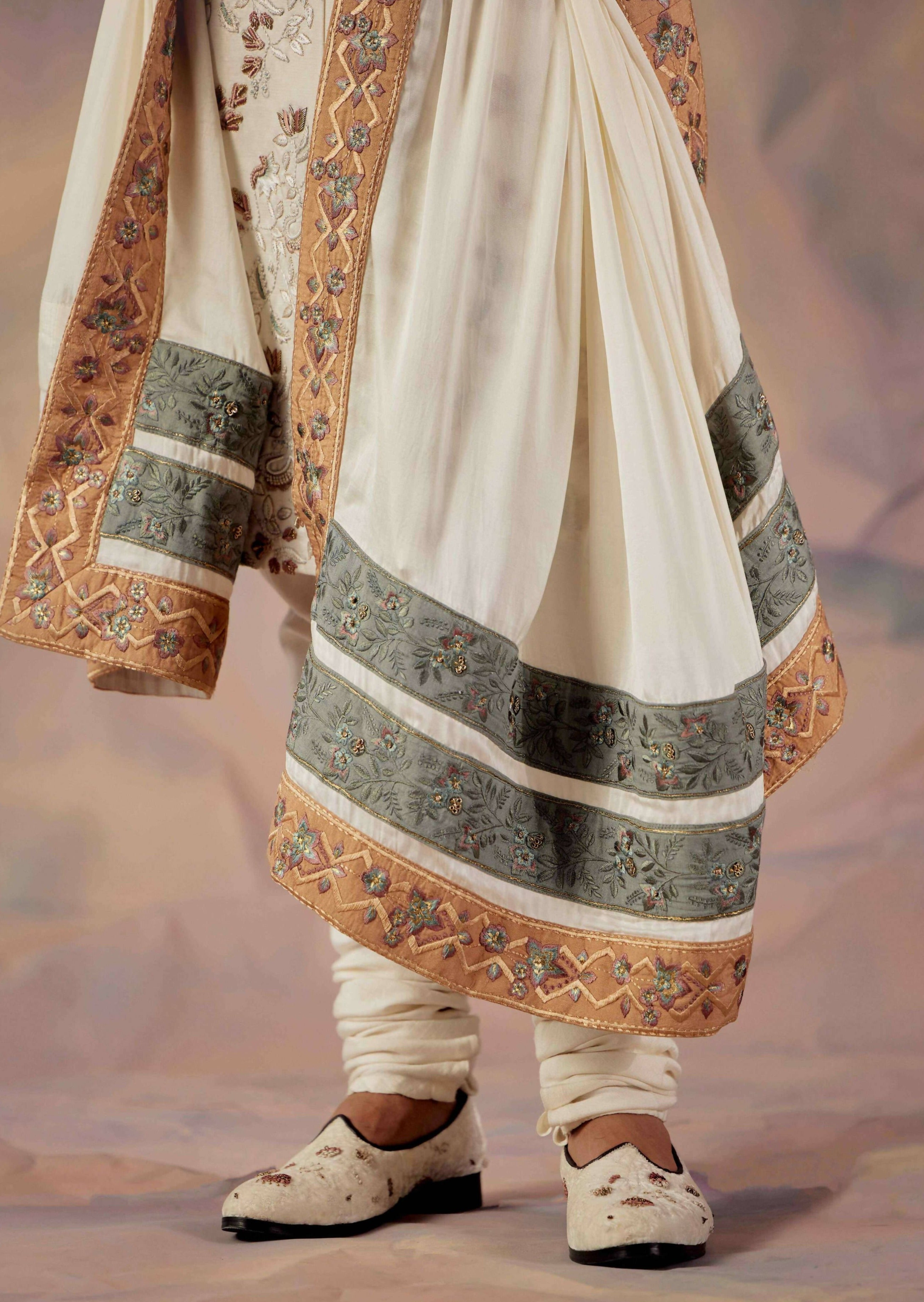 Ivory in Malaga Sherwani Set