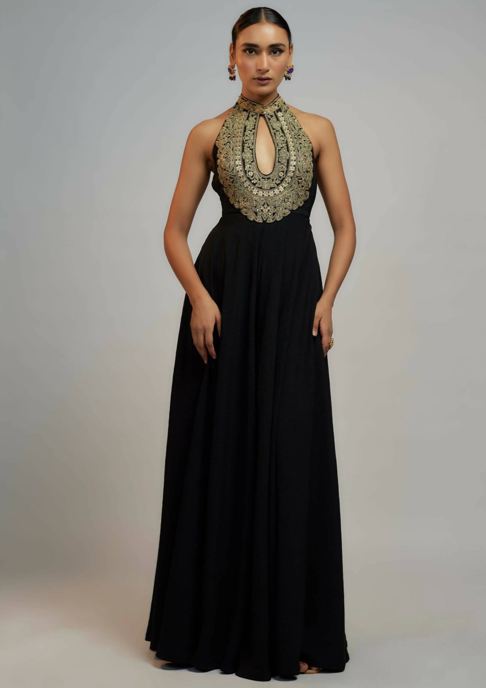 Fana Black Gown