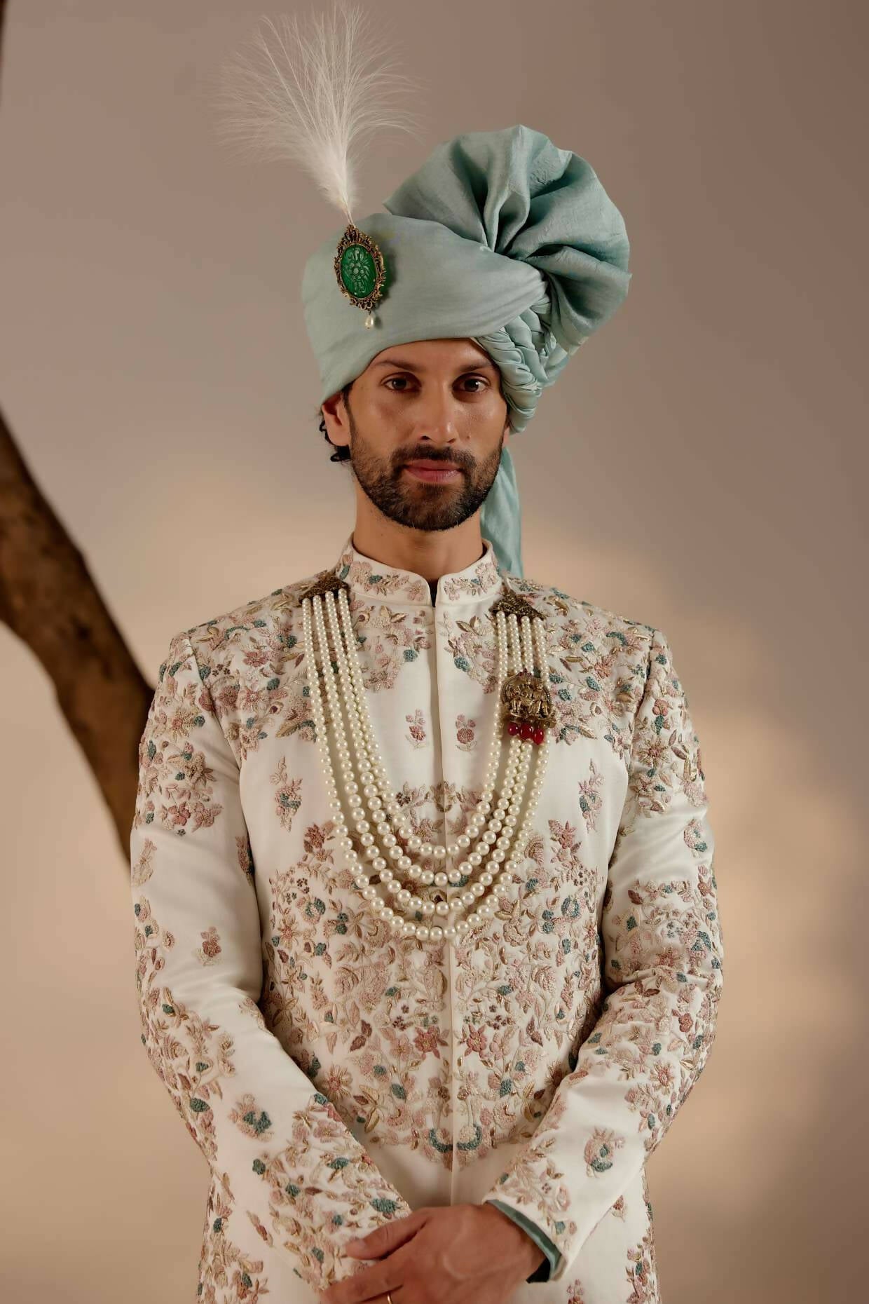 Opaline Sherwani