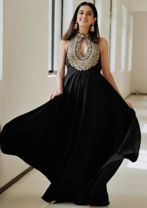 Fana Black Gown