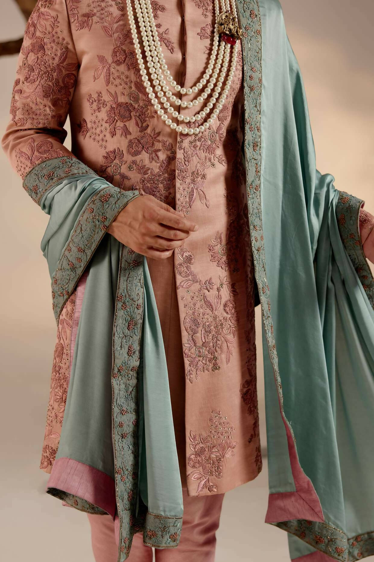 Orchid Pink Sherwani Set