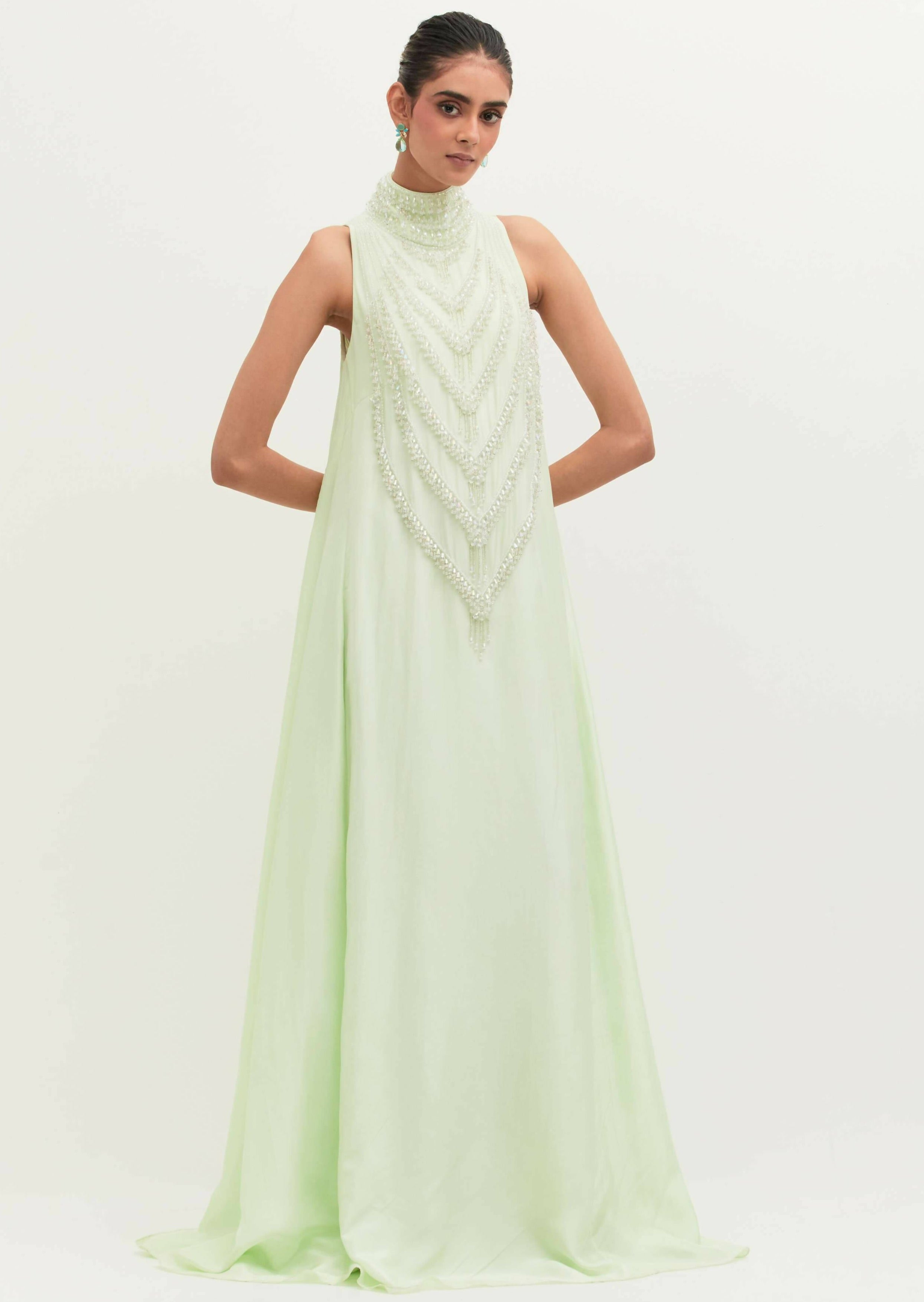 Mint Mala Gown