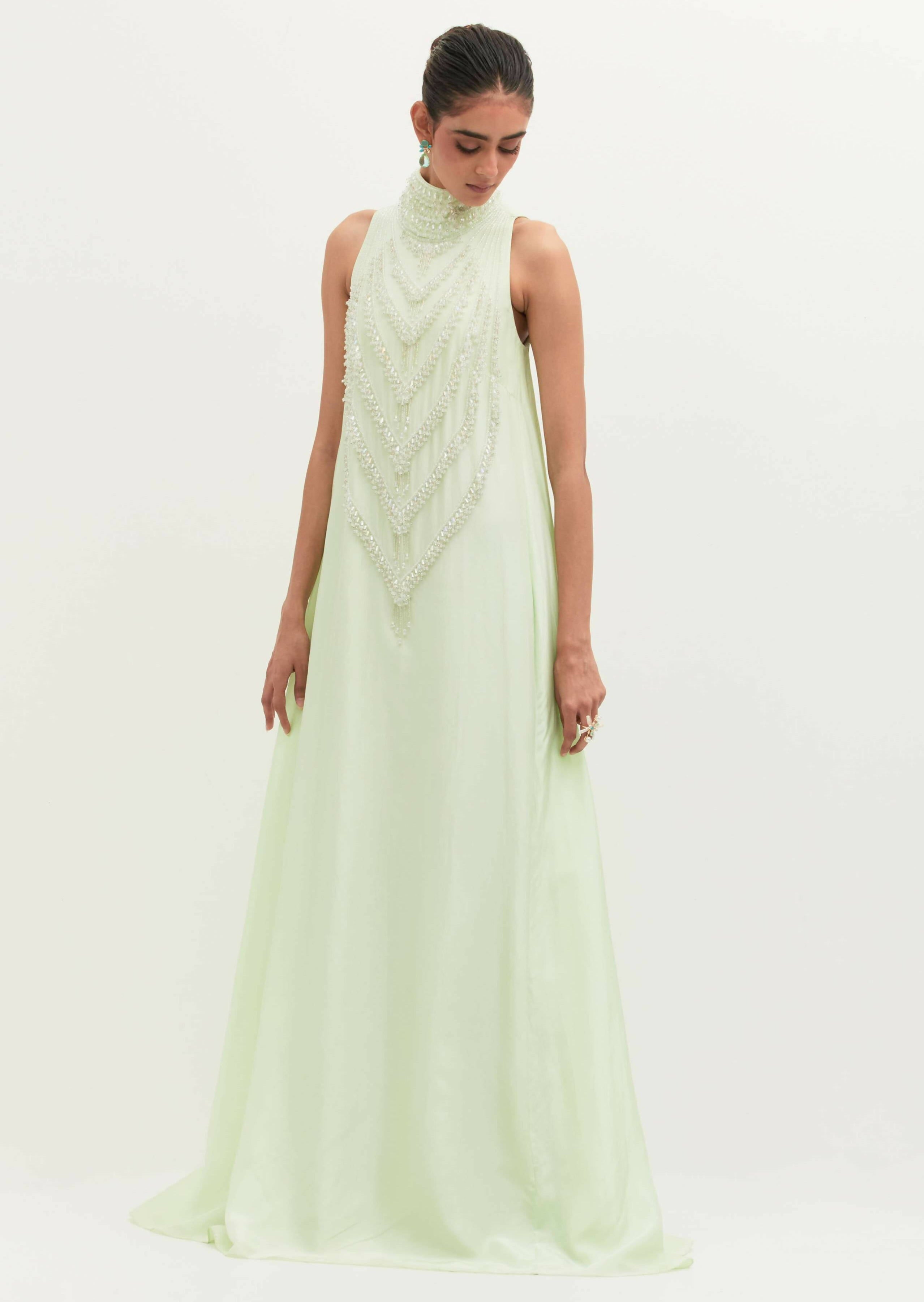 Mint Mala Gown