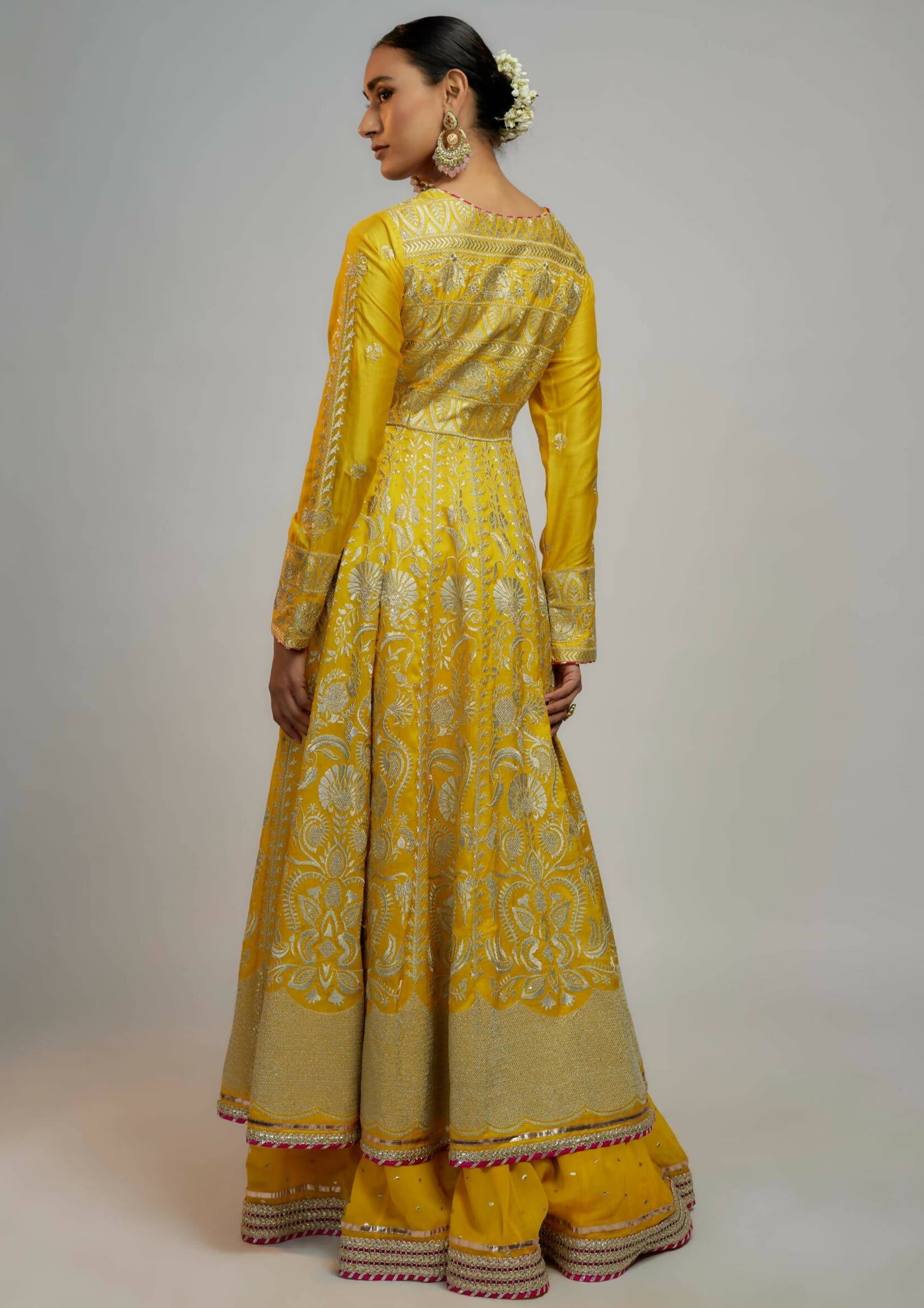 Ishanya Yellow Fo Set