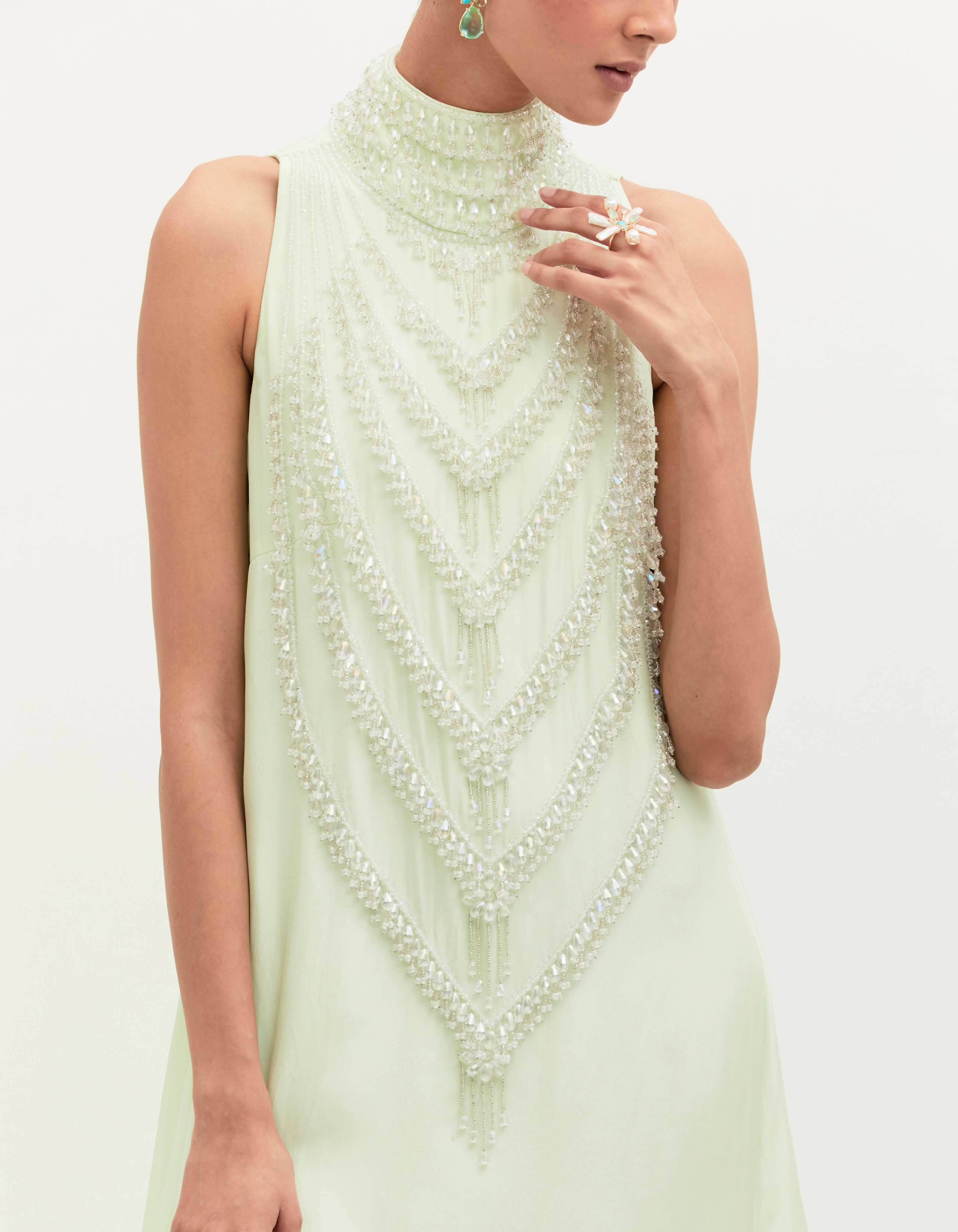 Mint Mala Gown