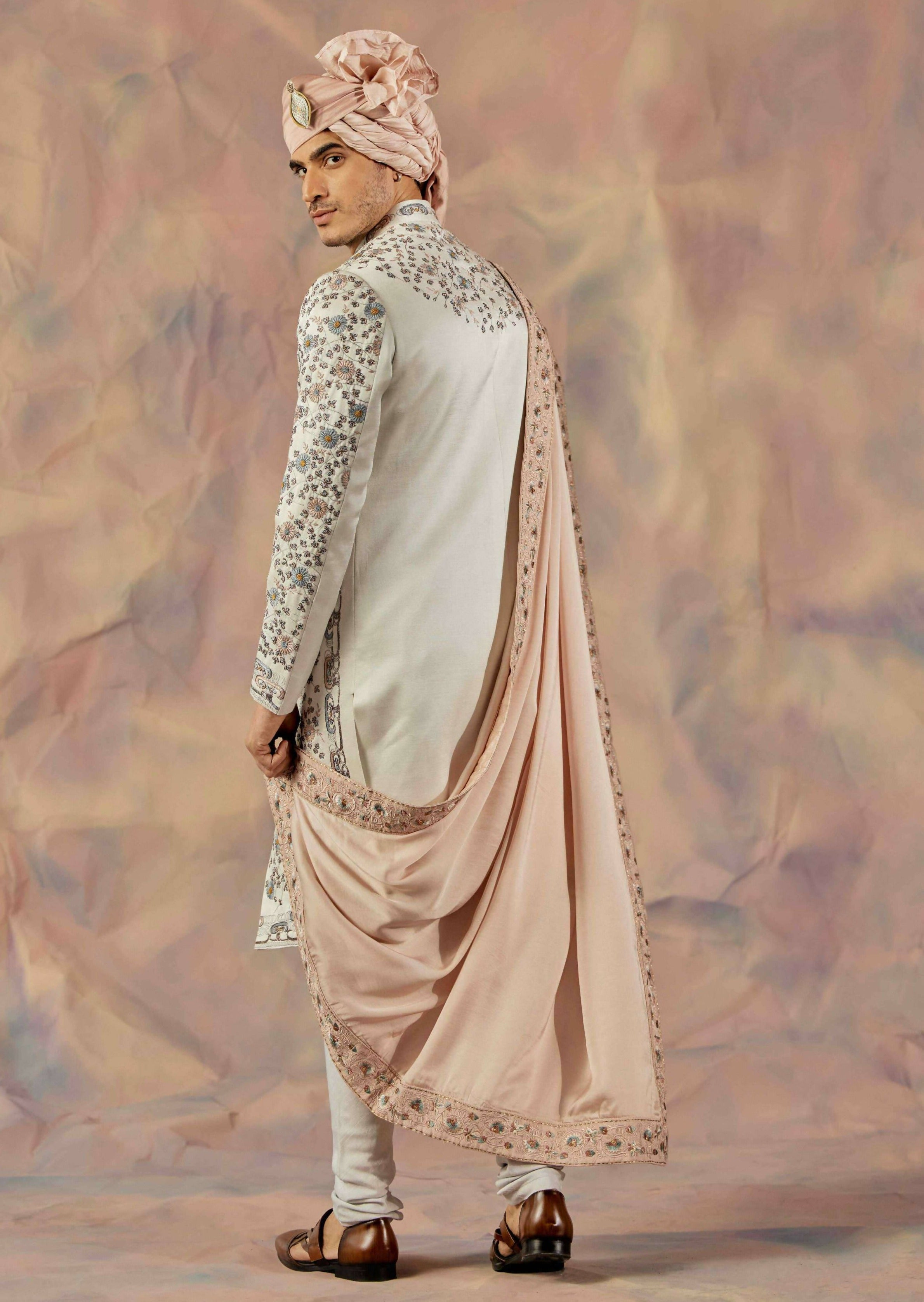 Silver Lining Sherwani Set