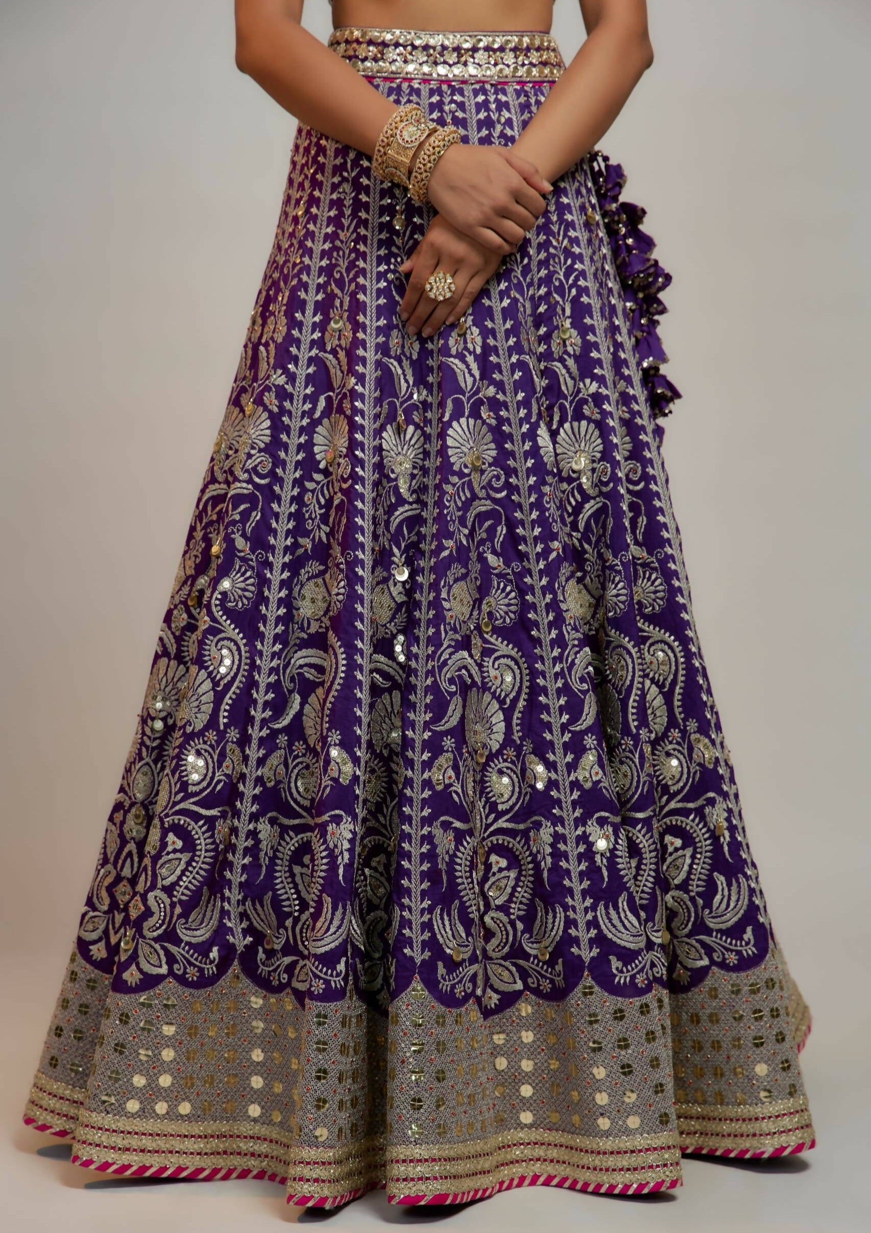 Sacchi Purple Lehenga Set