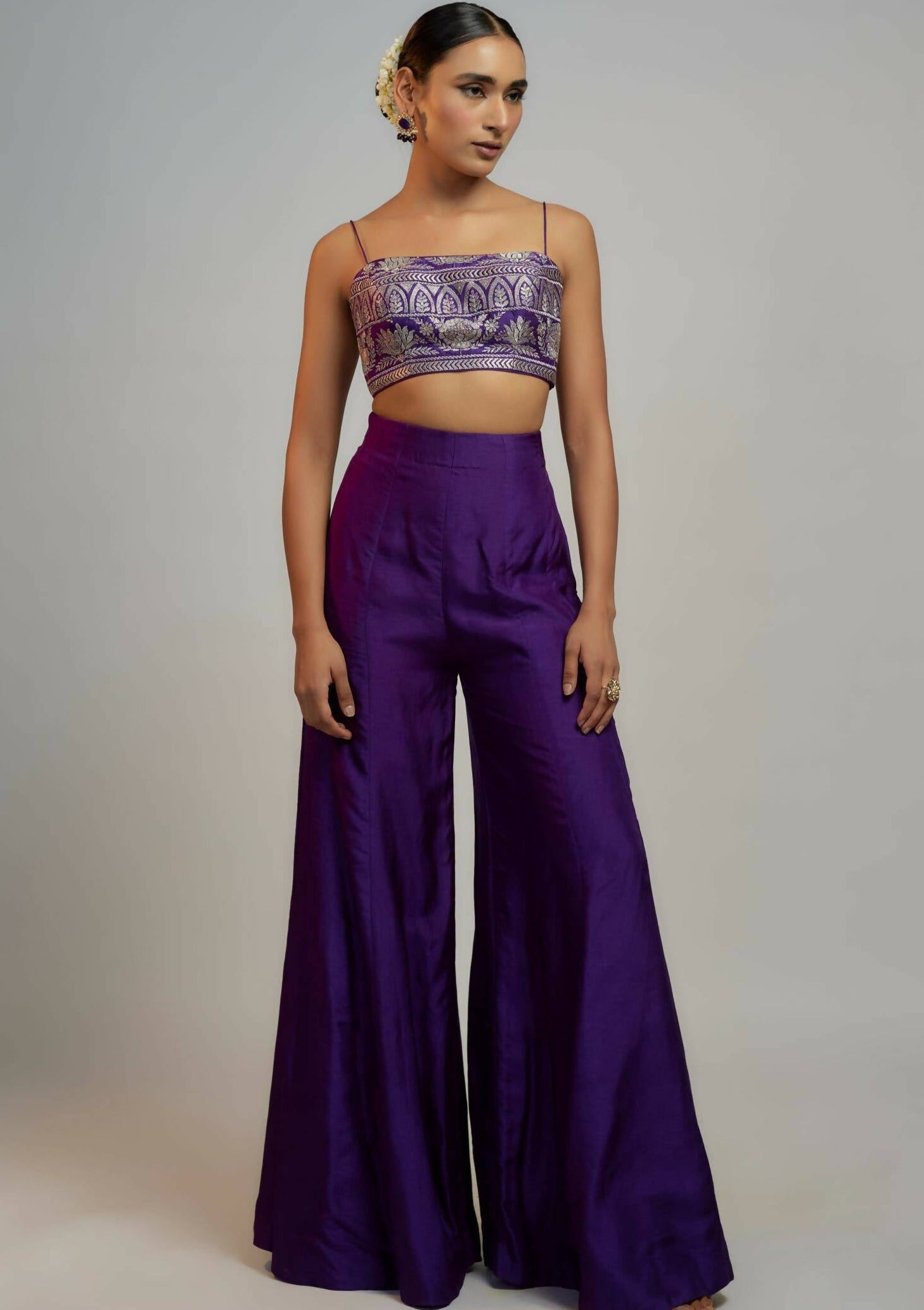 Sanya Purple Pant Set