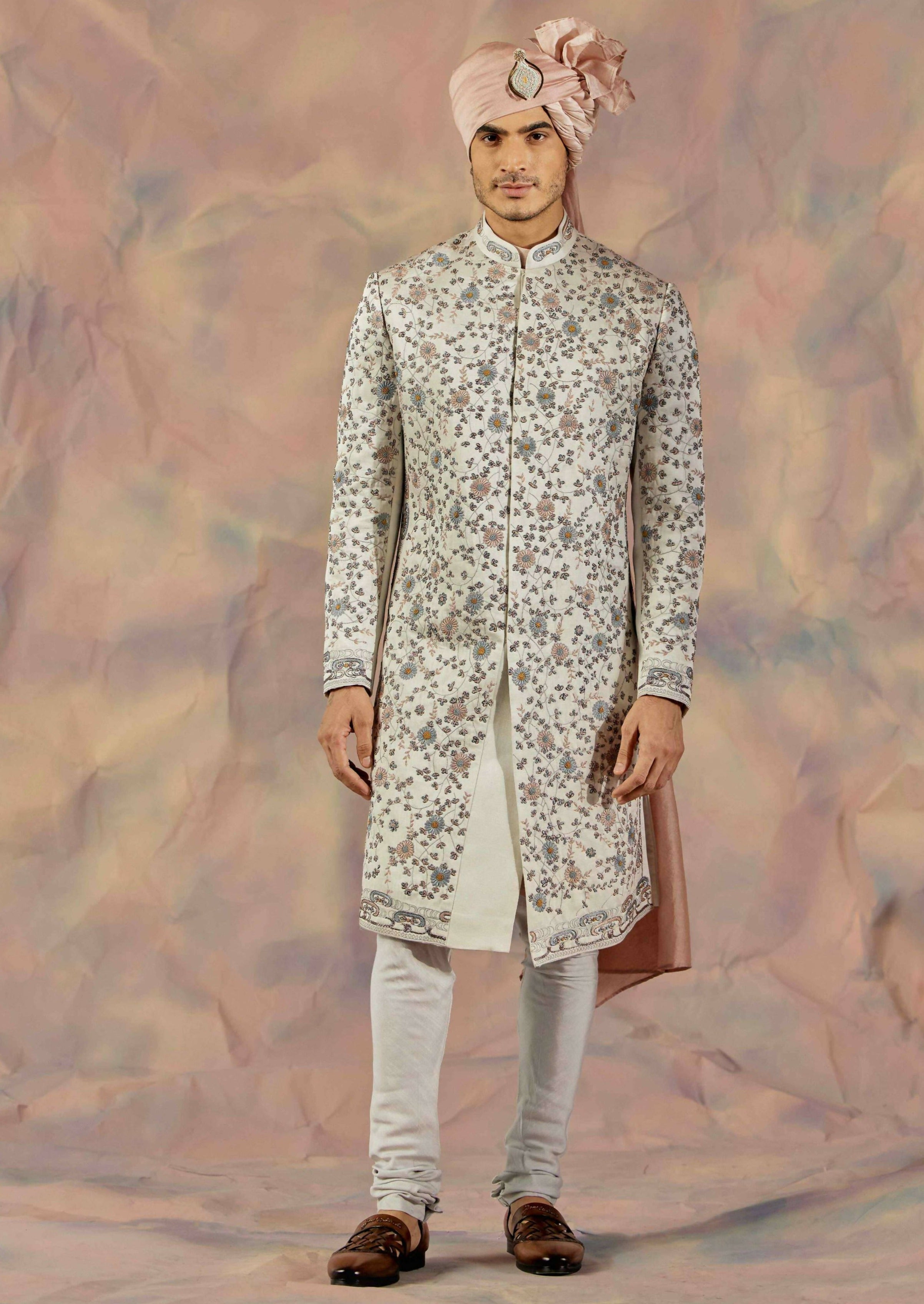 Silver Lining Sherwani Set