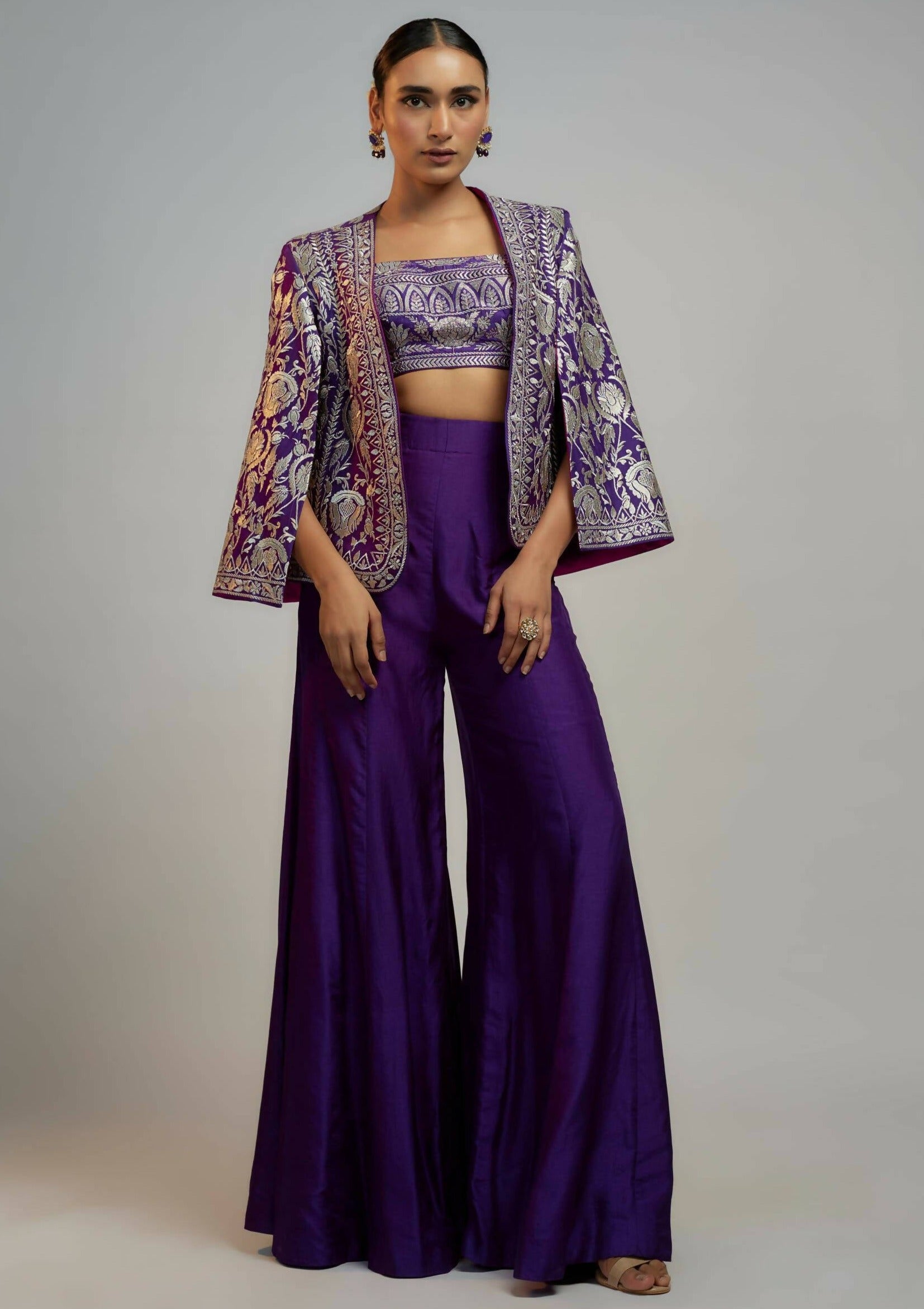 Sanya Purple Pant Set